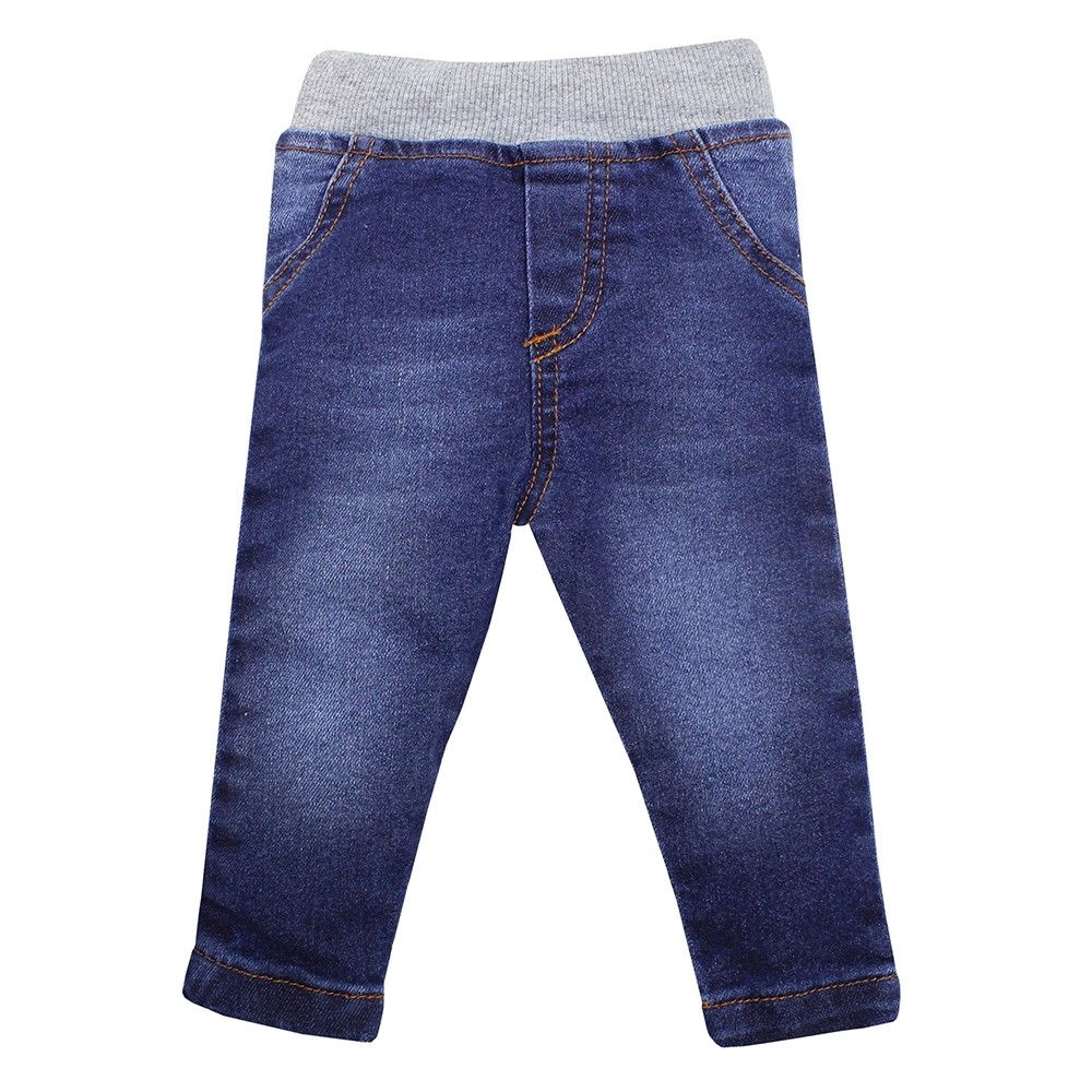 Calça jeans com ribana new arrivals