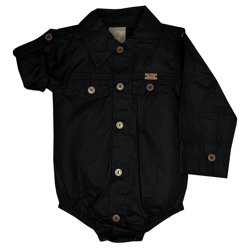 Katita Kids Body Camisa Masculino Tricoline